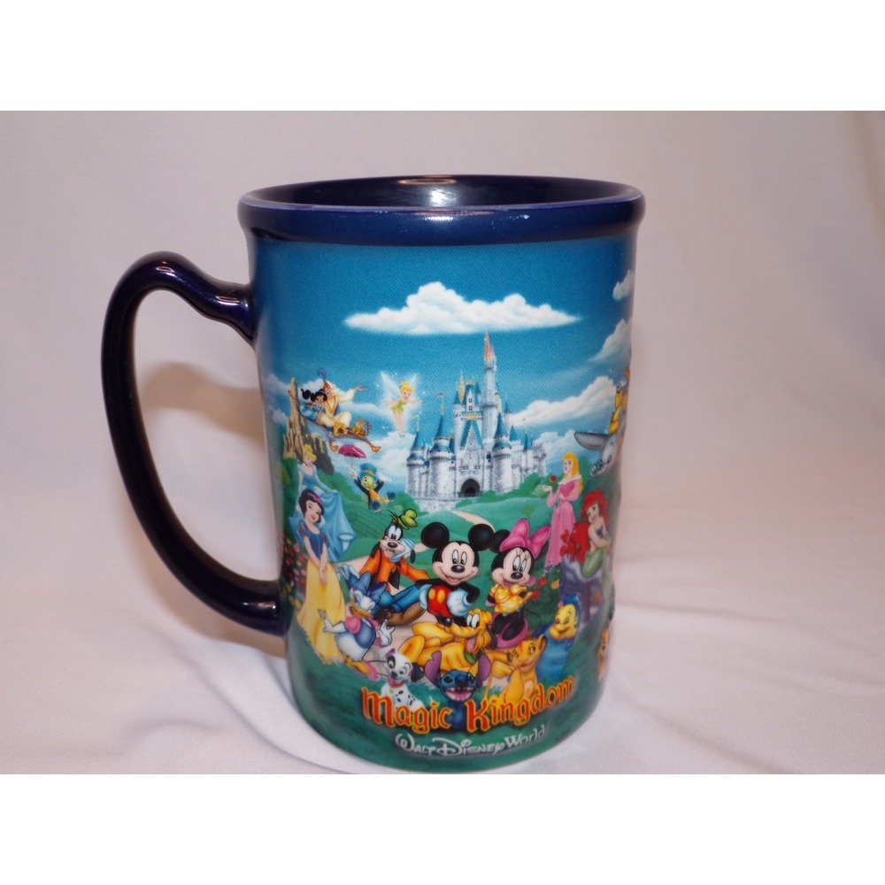 Disney‎ World Magic Kingdom Mug 3D Characters Coffee Cup - Picture 4 of 7